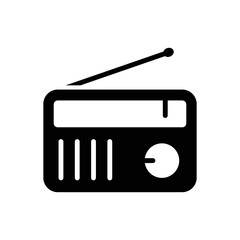 radio icon vector design template in white background