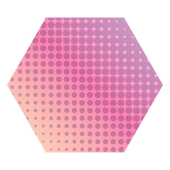 gradient geometric halftone background