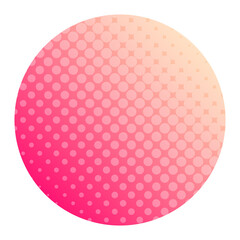 gradient geometric halftone background