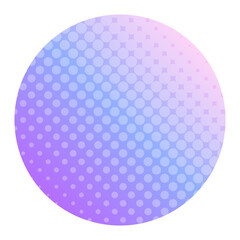 gradient geometric halftone background