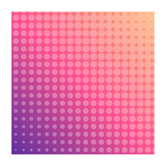 gradient geometric halftone background