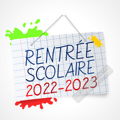 rentrée scolaire 2022 - 2023