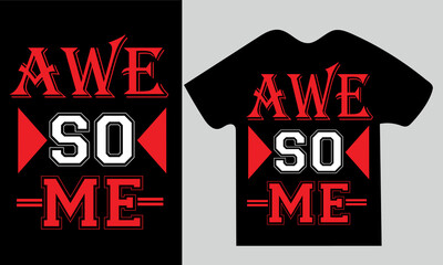 Awesome typography t-shirt design © Zim