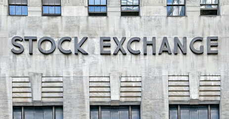 old stock exchange sign