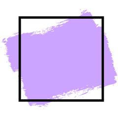brush stroke square frame
