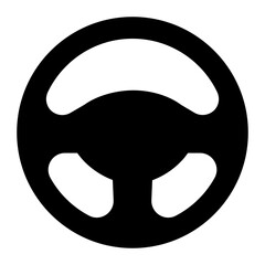 カーハンドルのシルエット