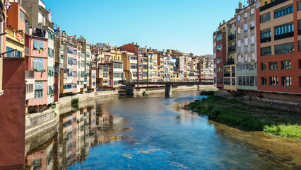 Calles de Girona en Cataluña