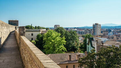 Vistas de Girona desde la muralla