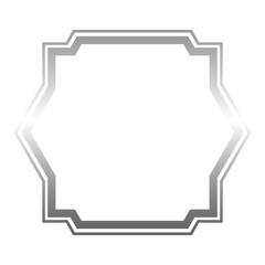 silver abstract frame border
