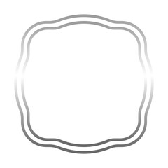 silver abstract frame border
