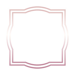rose gold abstract frame border

