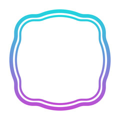 gradient abstract frame border
