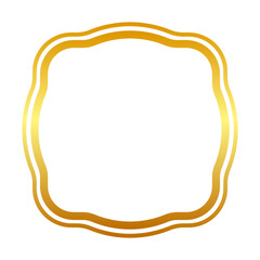 gold abstract frame border
