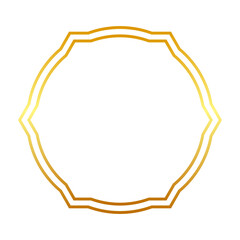 gold abstract frame border
