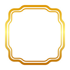 gold abstract frame border
