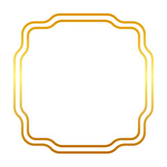 gold abstract frame border
