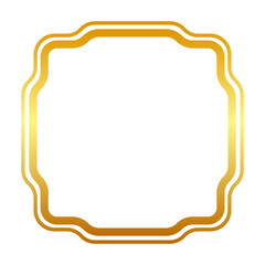 gold abstract frame border
