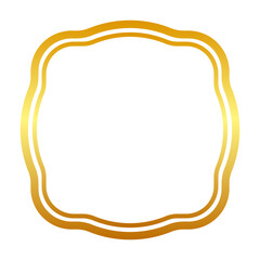 gold abstract frame border

