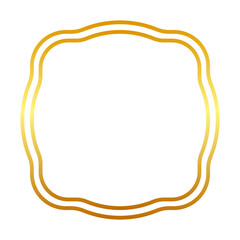 gold abstract frame border

