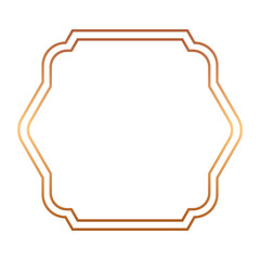 bronze abstract frame border
