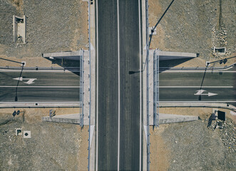 Expressway on the Peljesac peninsula under construction