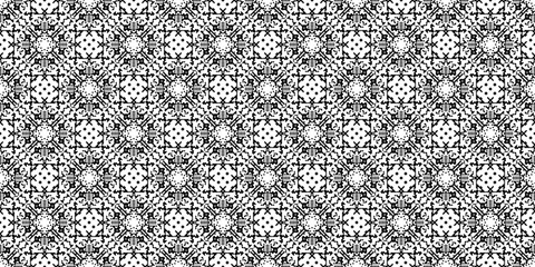 Monochrome geometric grid Pixel Art background Modern black and white abstract mosaic texture