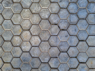Hexagon honey comb pattern background texture