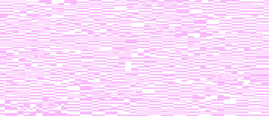 Pink glitch screen. Vector seamless pattern. - 526835646