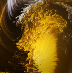 Moving colorful lines of abstract background