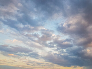 Obraz premium Sky with clouds landscape background