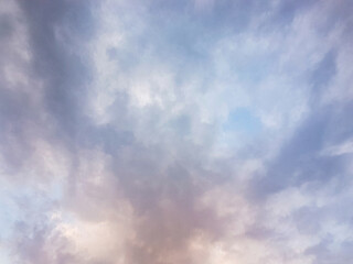 Sky with clouds landscape background