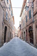 Obraz premium Beautiful view of Siena in Tuscany. Siena Palio day.
