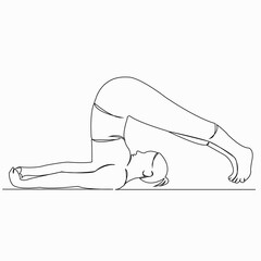 yoga plow pose