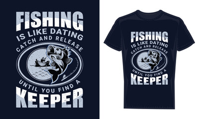 Colorful amazing best fishing knot t-shirt design template vector.