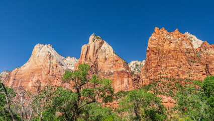 Utah-Zion National Park-Court of the Patriarchs