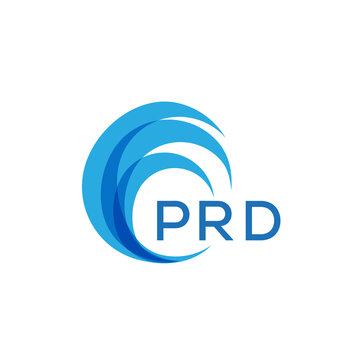 PRD letter logo. PRD blue image on white background. PRD Monogram logo design for entrepreneur and business. PRD best icon.
