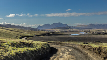 F208 F-Road in Iceland.