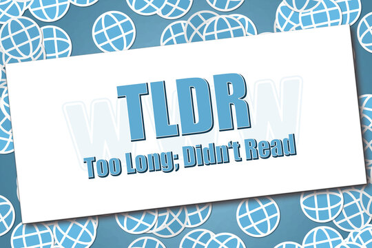 Internet Slang - TLDR