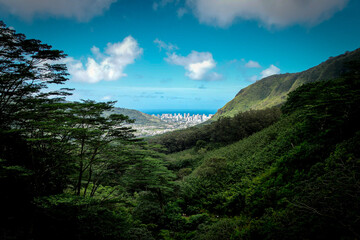 Honolulu from afar