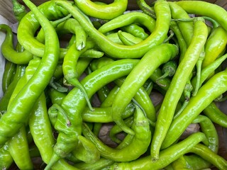 green chili peppers