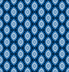 Seamless flowers pattern, small floral print.