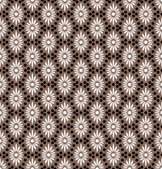 Seamless flowers pattern, small floral print.