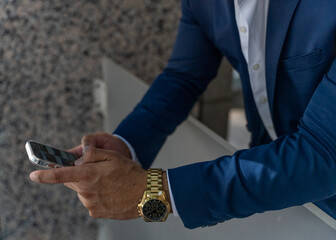 person with mobile phone