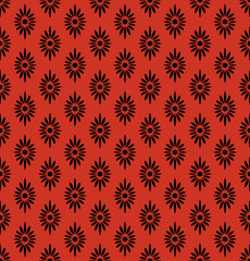 Seamless flowers pattern, small floral print.