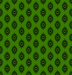 Seamless flowers pattern, small floral print.