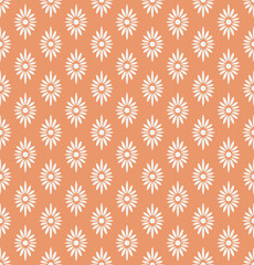 Seamless flowers pattern, small floral print.
