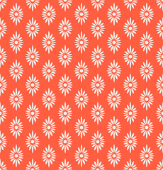 Seamless flowers pattern, small floral print.