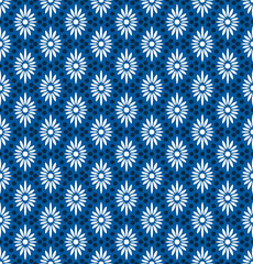 Seamless flowers pattern, small floral print.