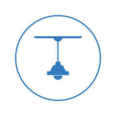 Ceiling lamp furniture interior icon | Circle version icon |