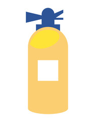 yellow fire extinguisher